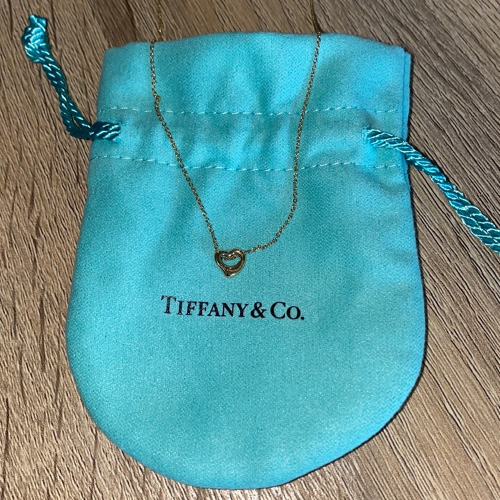 Tiffany & Co Gold Heart Necklace